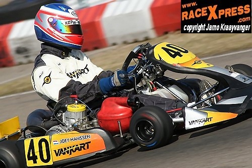 Joey Hanssen pech met motor